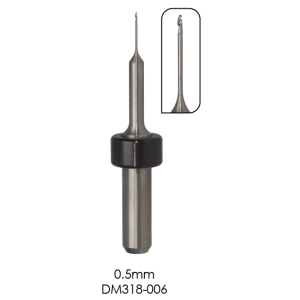 0.5mm Dental Milling Bur For Ivoclar Systems - Uncoated