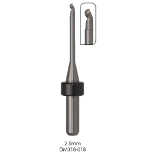 2.5mm Dental Milling Bur For Ivoclar Systems - Uncoated