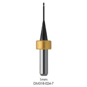 1.0mm Dental Milling Bur For Ivoclar Systems - CVD Diamond Coated