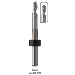 5mm Dental Milling Bur For Ivoclar Systems - Uncoated