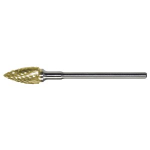 1/4" Dental TiN Coated Hand Piece Carbide Bur